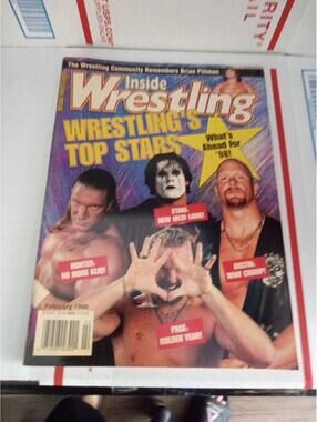 Inside Wrestling Magazine February 1998 Sting Steve Austin & Triple H Cb 52